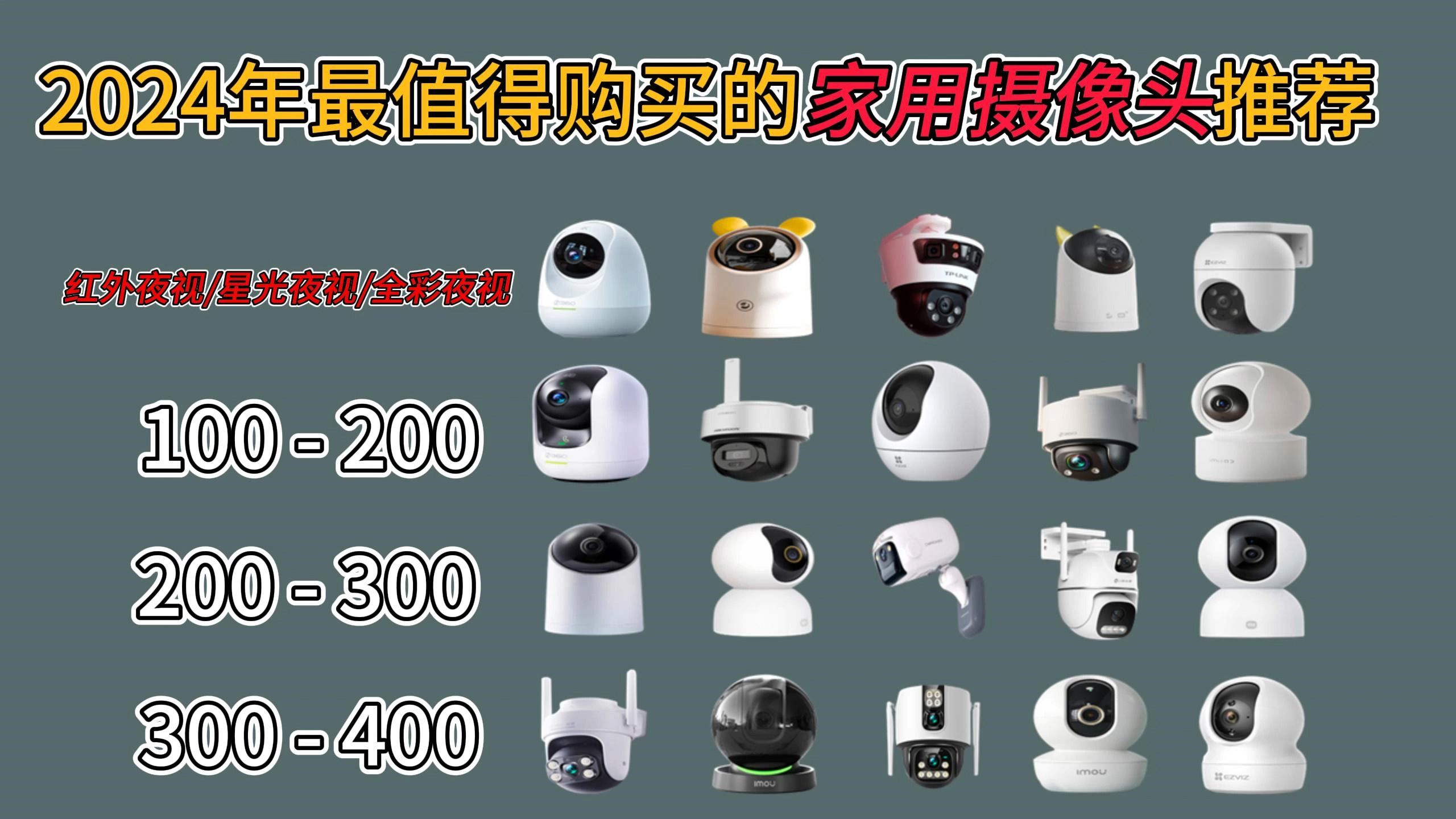 2024年货节家用监控摄像头推荐 保护家庭安全的智慧选择